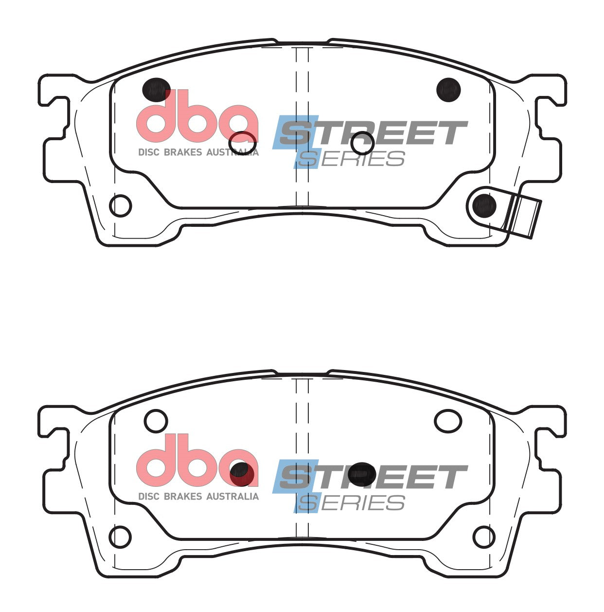 DB1362SS - DBA Street Series Brake Pads; Front