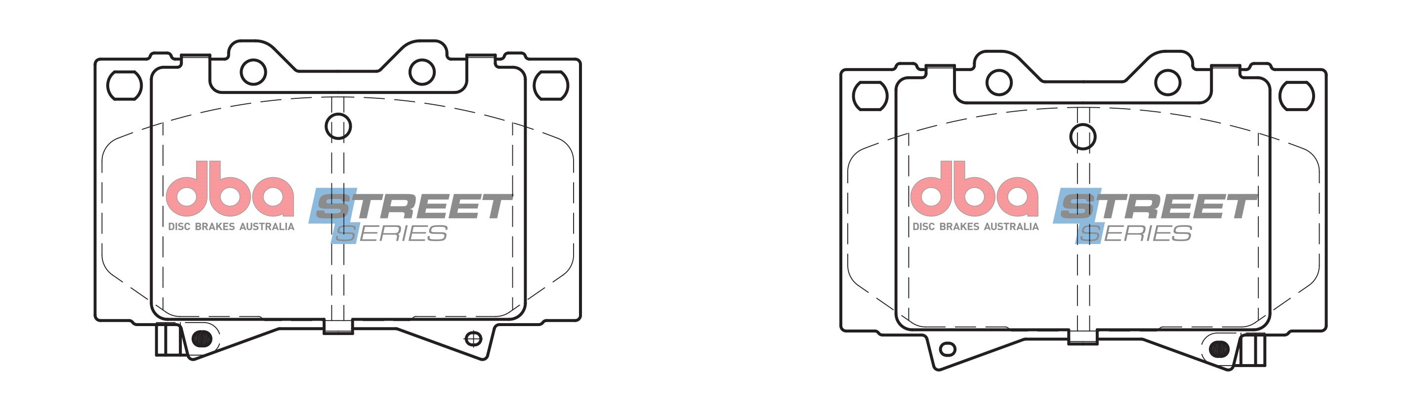 DB1365SS - DBA Street Series Brake Pads; Front