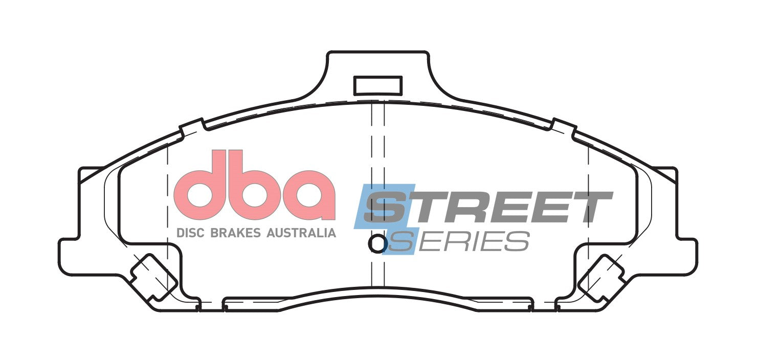 DB1366SS - DBA Street Series Brake Pads; Front