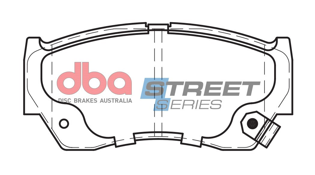 DB1367SS - DBA Street Series Brake Pads; Front