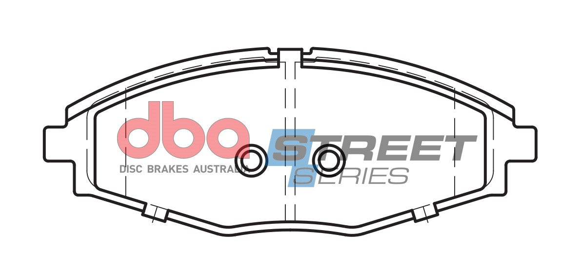 DB1368SS - DBA Street Series Brake Pads; Front