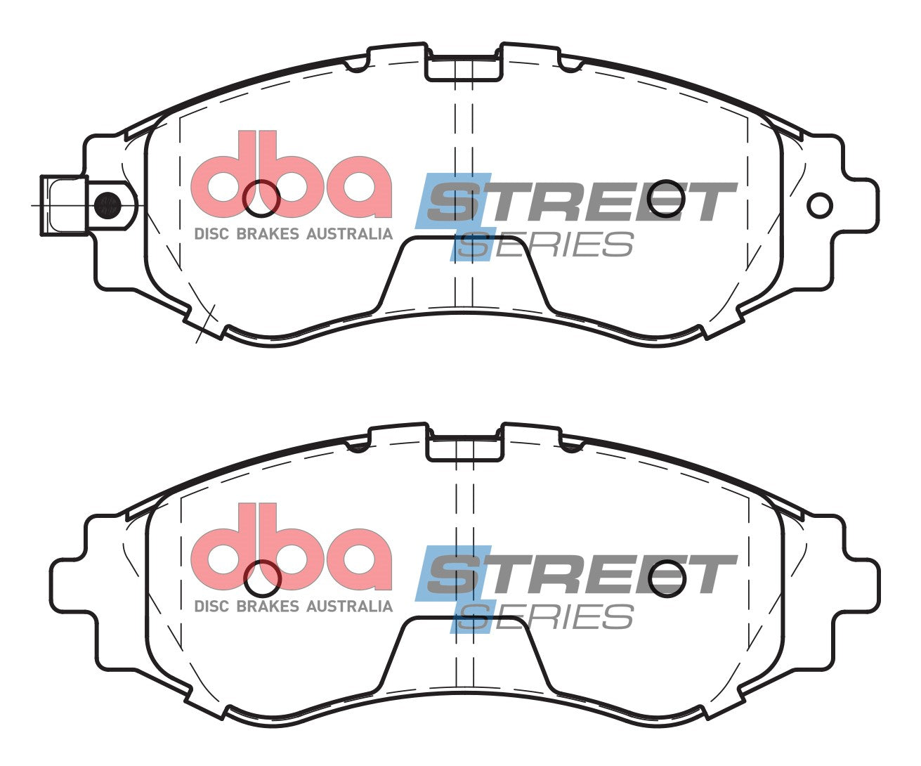 DB1370SS - DBA Street Series Brake Pads; Front