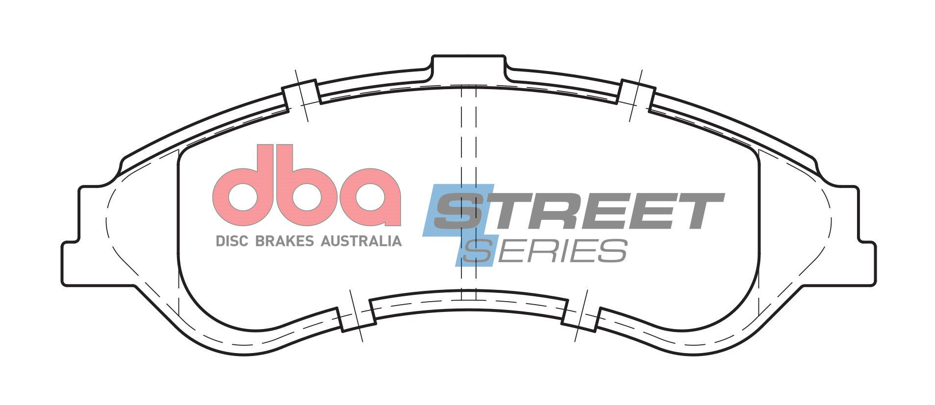 DB1375SS - DBA Street Series Brake Pads; Front