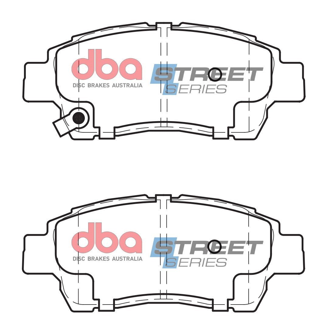 DB1378SS - DBA Street Series Brake Pads; Front