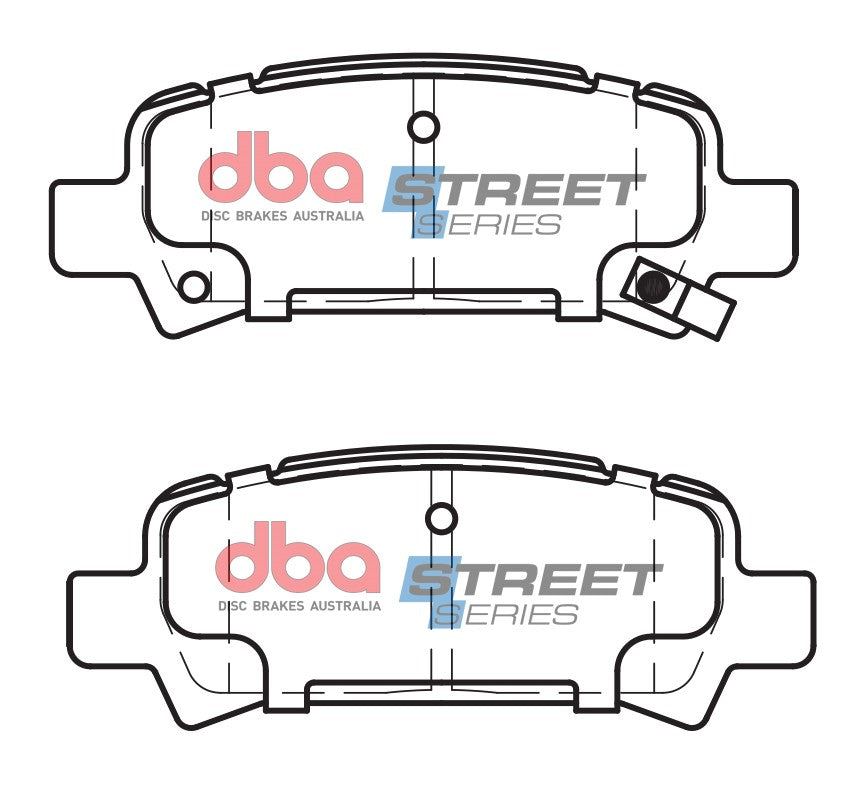 DB1379SS - DBA Street Series Brake Pads; Rear