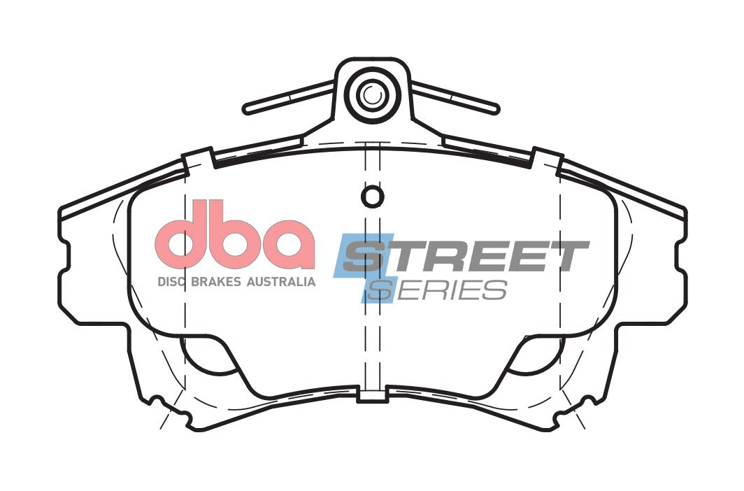 DB1381SS - DBA Street Series Brake Pads; Front