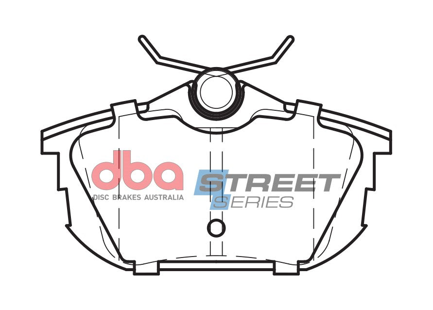 DB1382SS - DBA Street Series Brake Pads; Rear