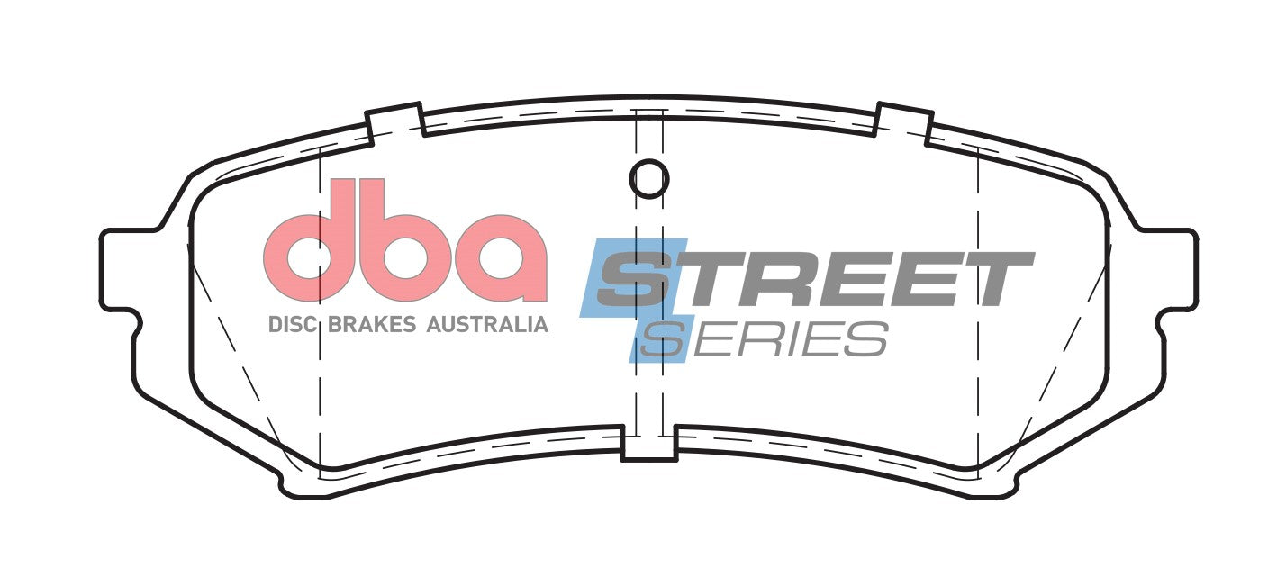 DB1383SS - DBA Street Series Brake Pads; Rear