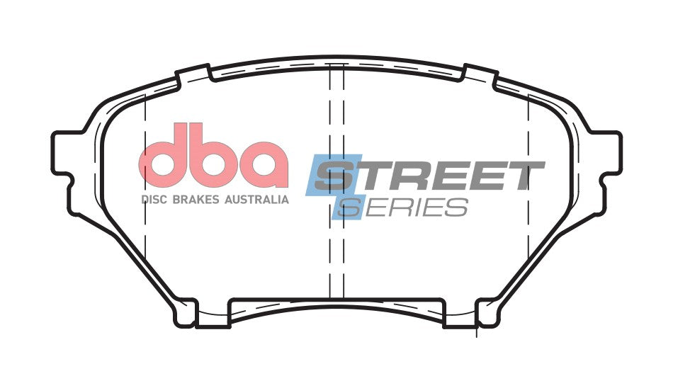 DB1386SS - DBA Street Series Brake Pads; Front