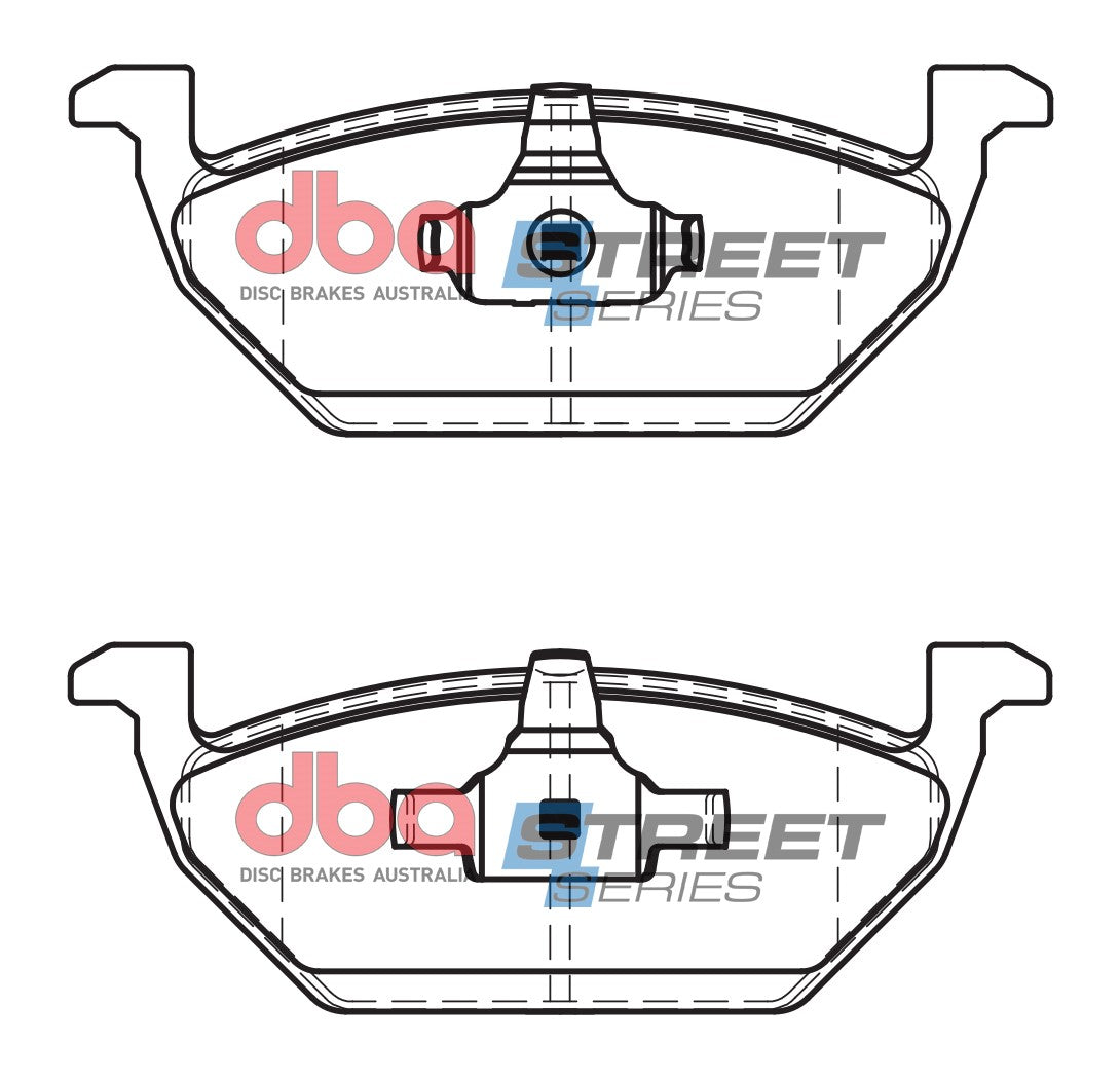 DB1387SS - DBA Street Series Brake Pads; Front