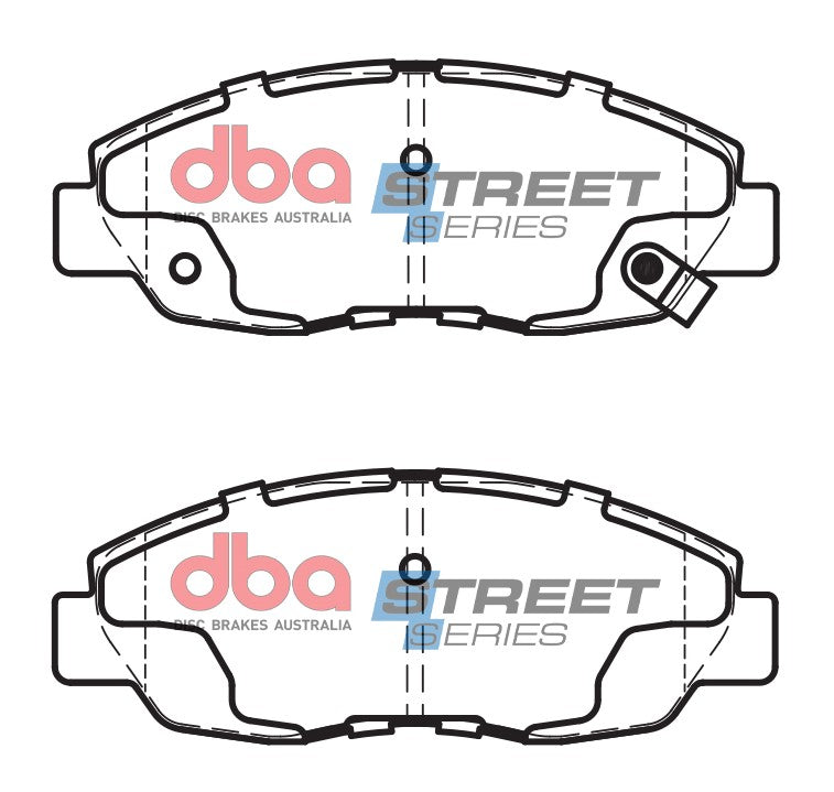 DB1391SS - DBA Street Series Brake Pads; Front