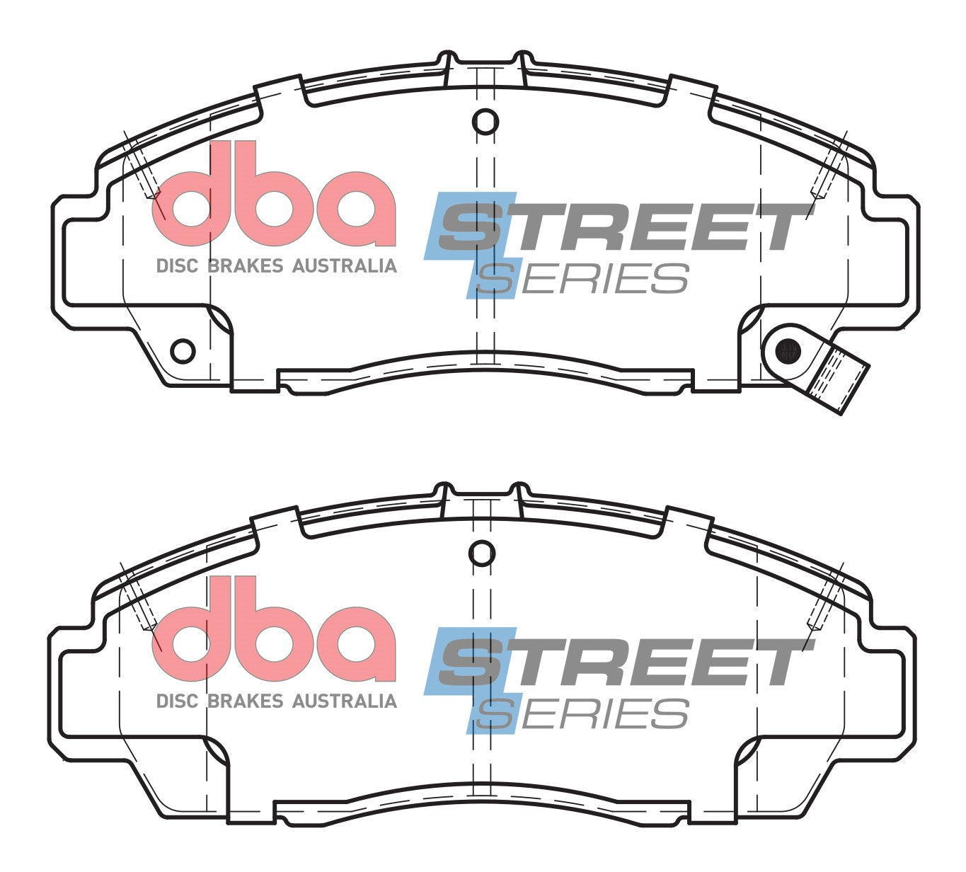 DB1393SS - DBA Street Series Brake Pads; Front