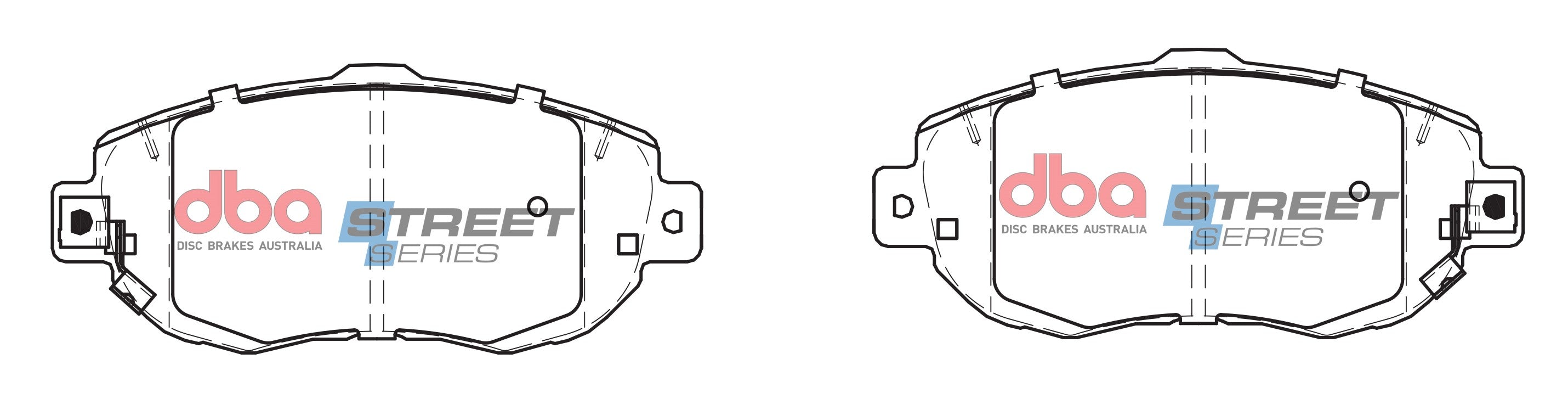 DB1395SS - DBA Street Series Brake Pads; Front