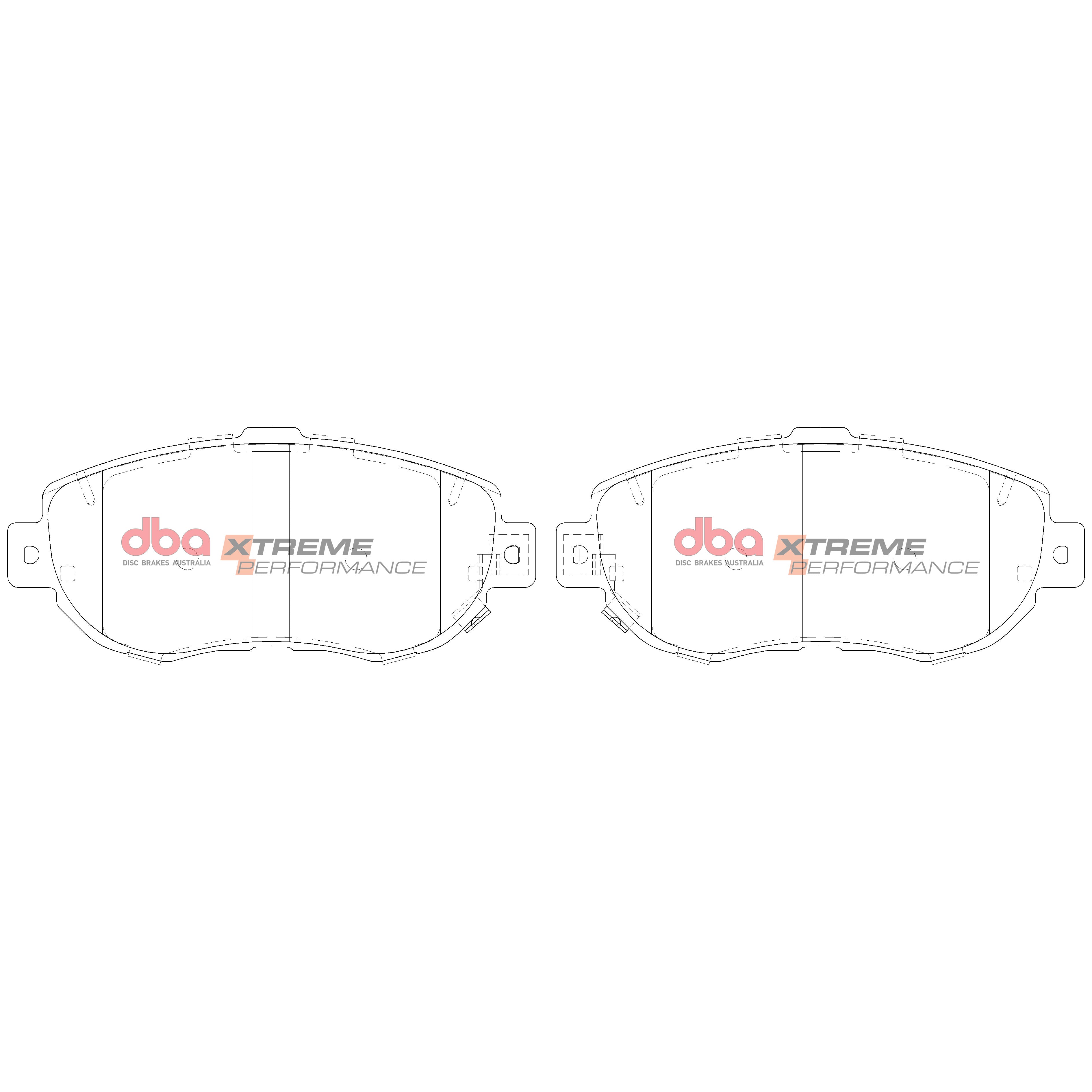DB1395XP - DBA Xtreme Performance Brake Pads; Front