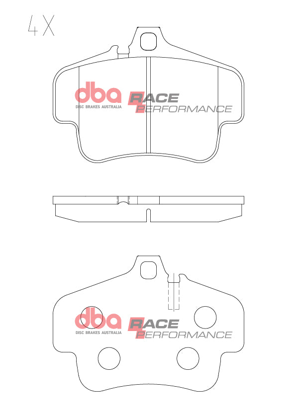 DB1401RP - DBA Racing Performance Brake Pads; Rear