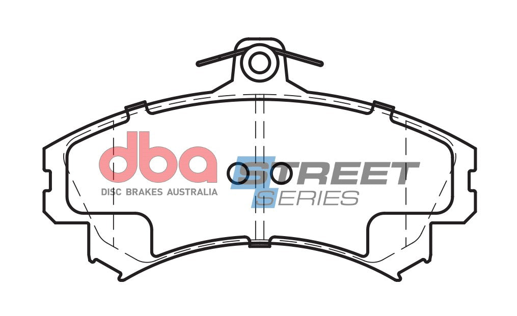 DB1402SS - DBA Street Series Brake Pads; Front