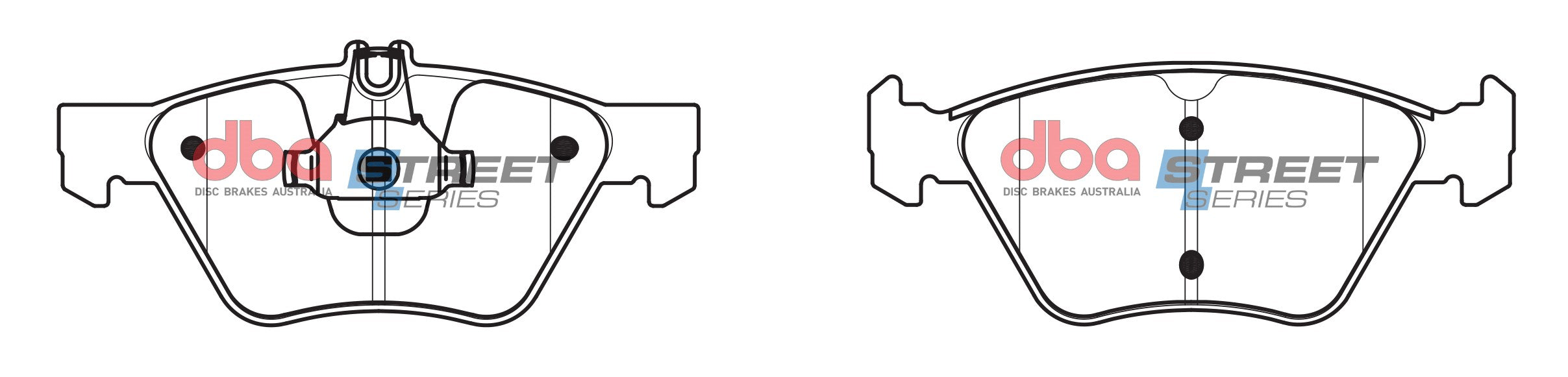 DB1403SS - DBA Street Series Brake Pads; Front