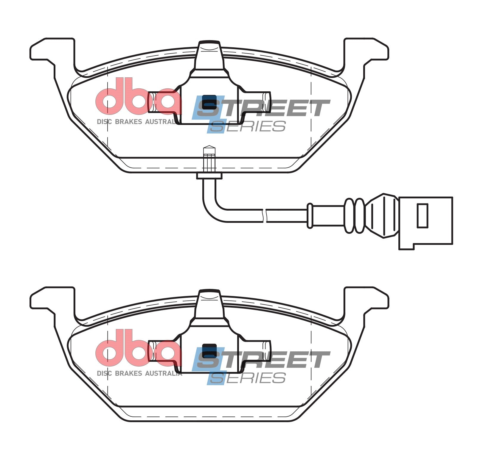 DB1405SS - DBA Street Series Brake Pads; Front