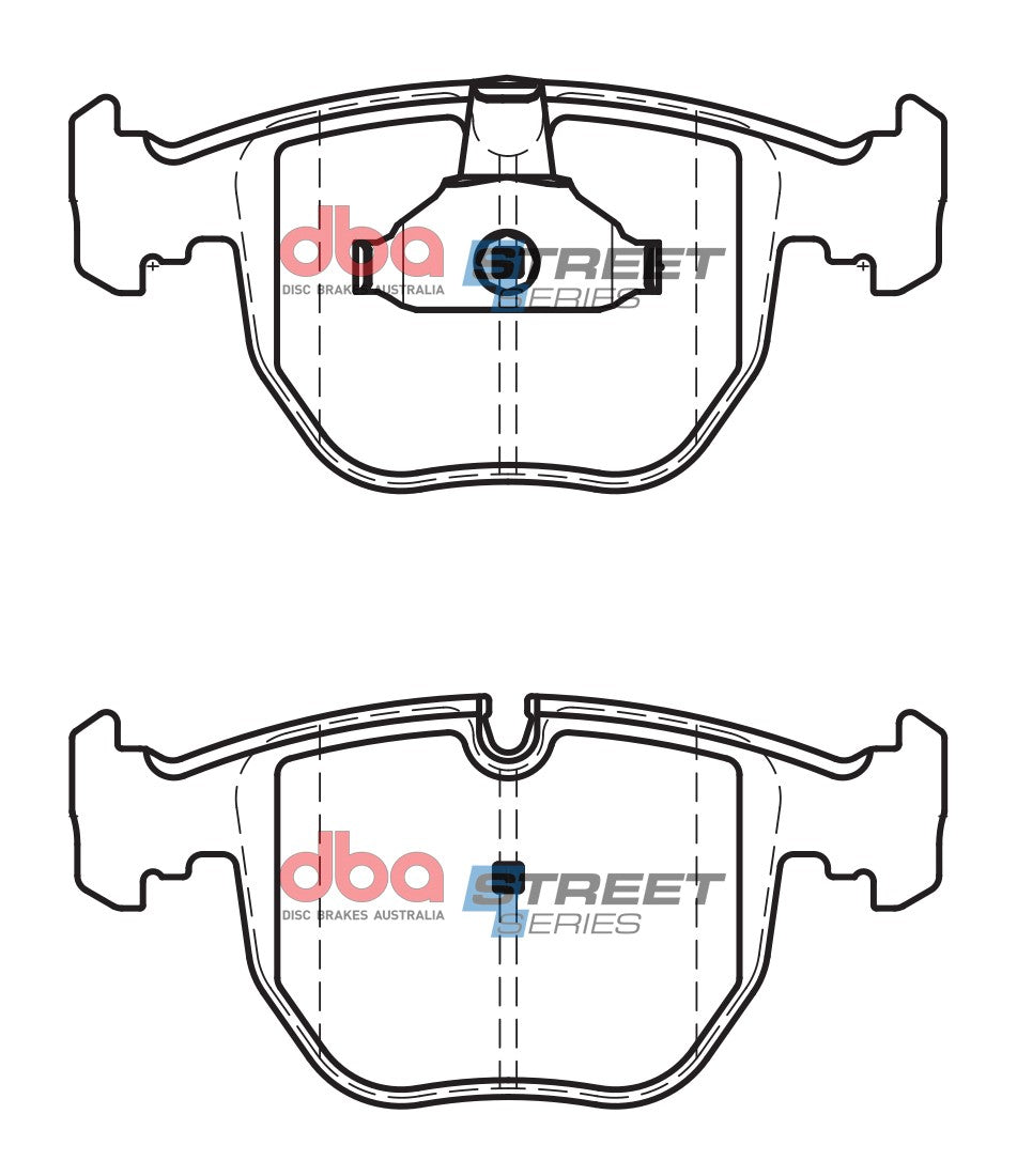 DB1409SS - DBA Street Series Brake Pads; Front