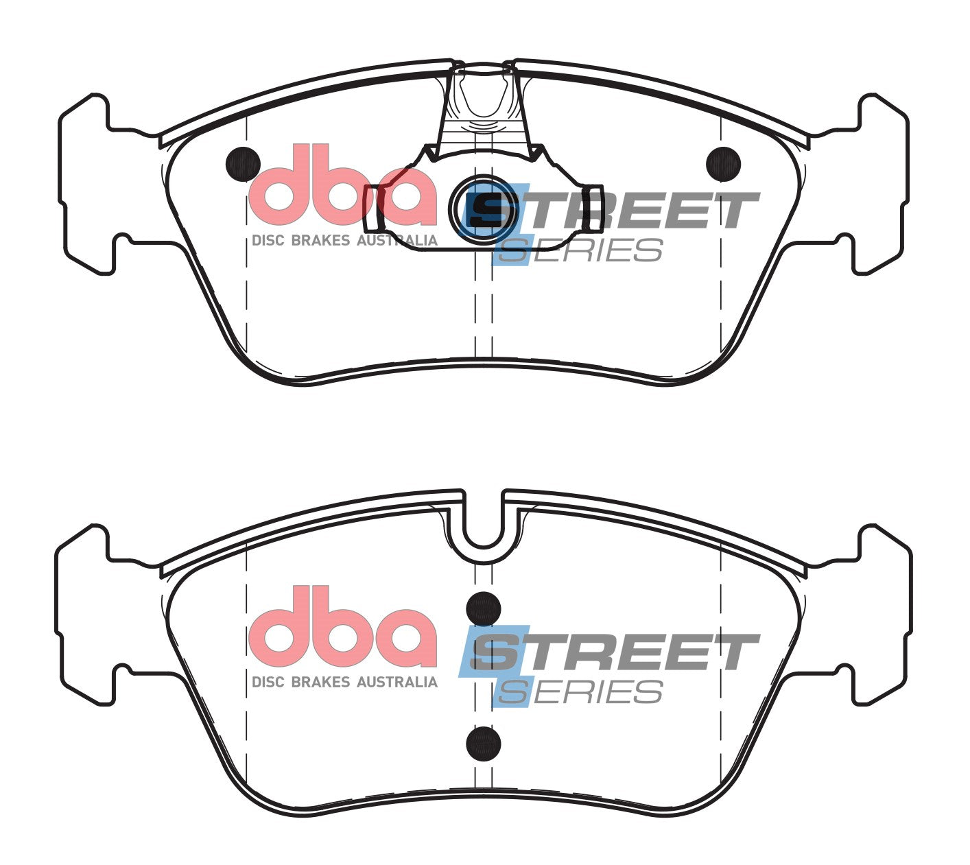 DB1414SS - DBA Street Series Brake Pads; Front