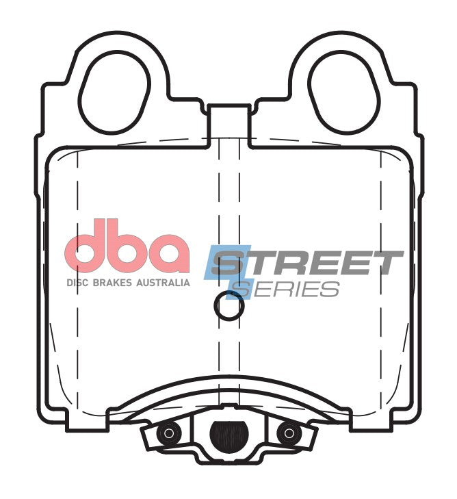 DB1416SS - DBA Street Series Brake Pads; Rear