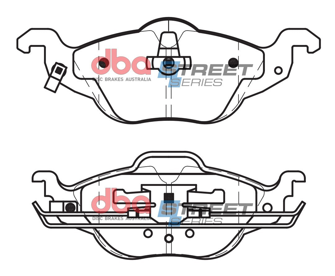 DB1424SS - DBA Street Series Brake Pads; Front