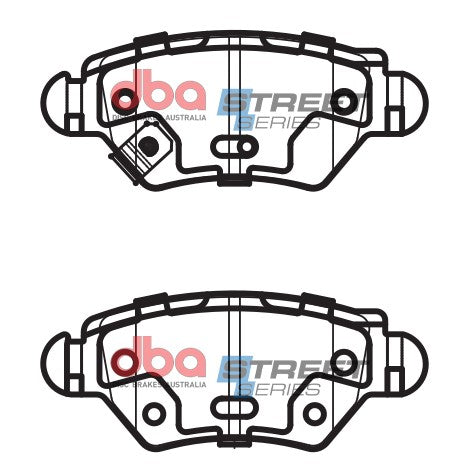 DB1425SS - DBA Street Series Brake Pads; Rear