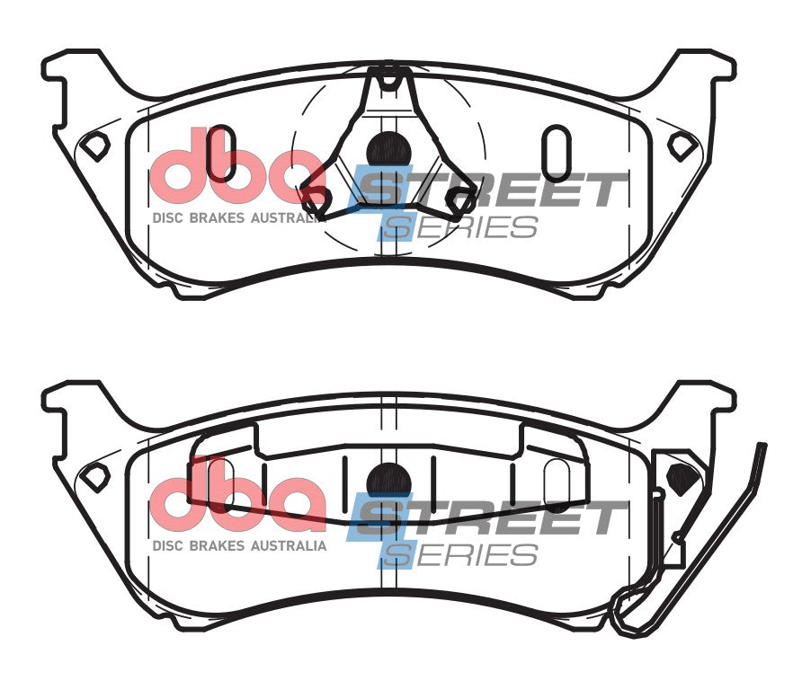 DB1430SS - DBA Street Series Brake Pads; Front