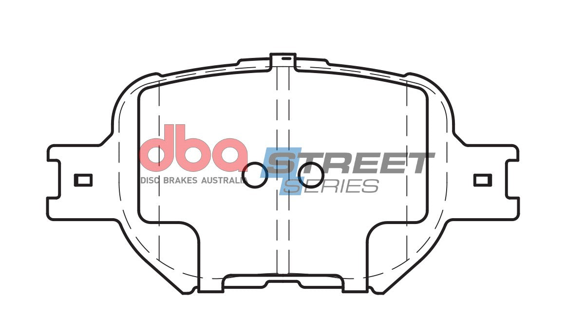 DB1431SS - DBA Street Series Brake Pads; Front