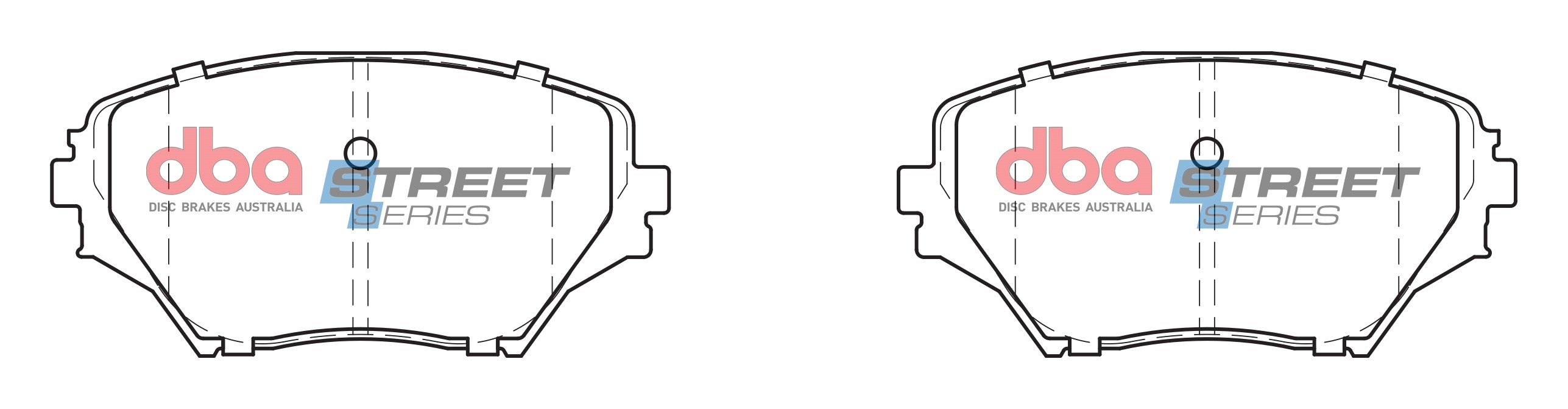 DB1432SS - DBA Street Series Brake Pads; Front