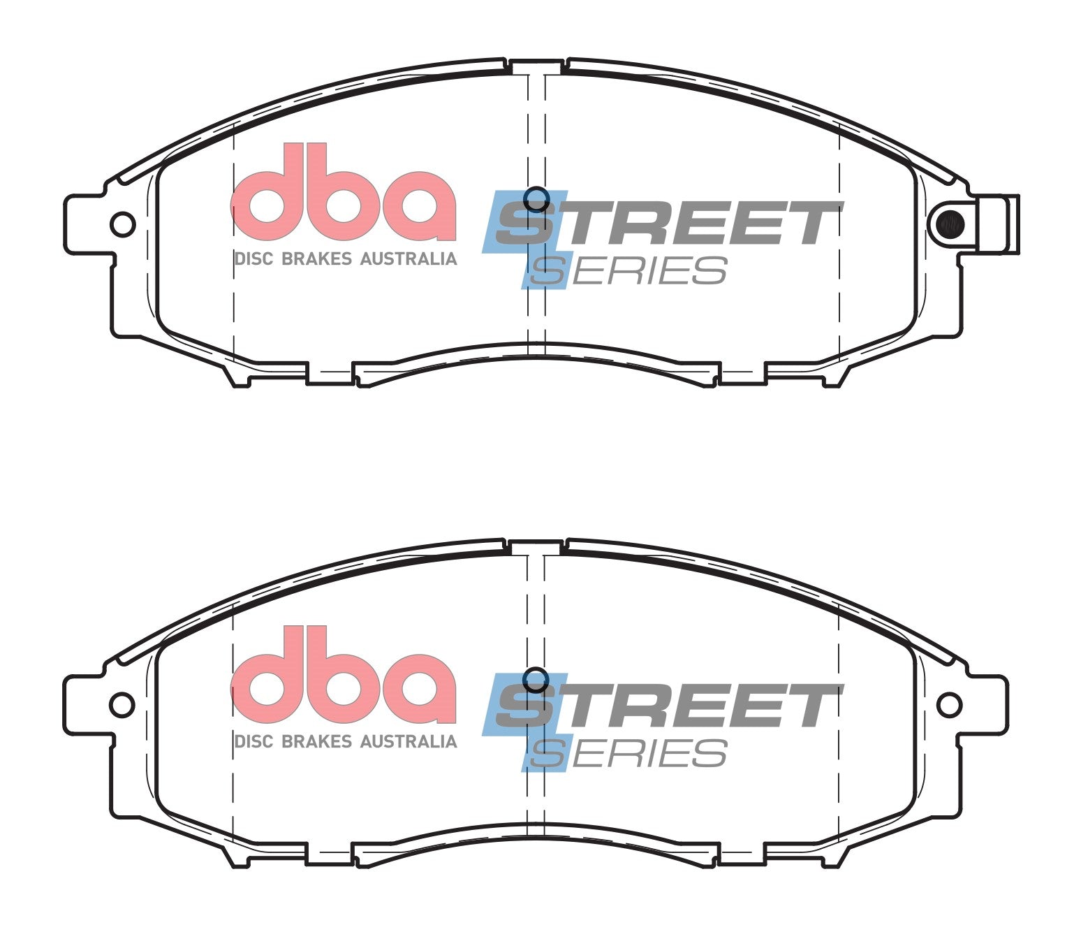 DB1439SS - DBA Street Series Brake Pads; Front