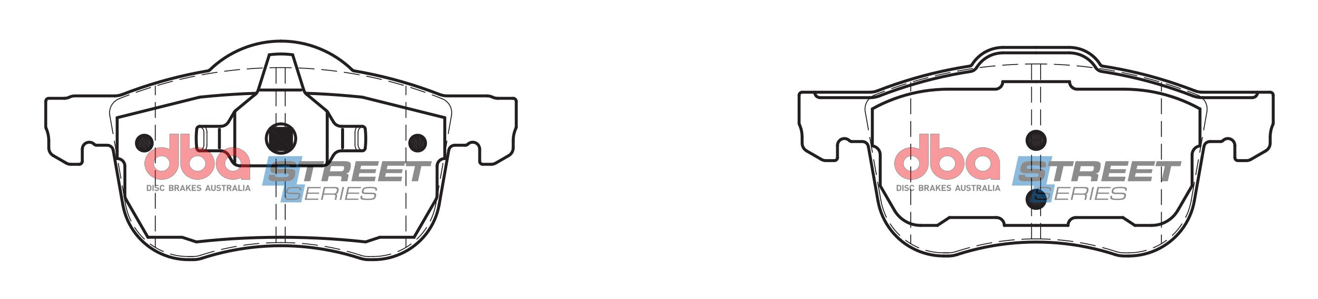 DB1445SS - DBA Street Series Brake Pads; Front