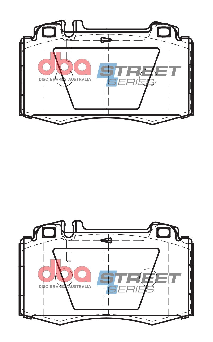 DB1453SS - DBA Street Series Brake Pads; Front