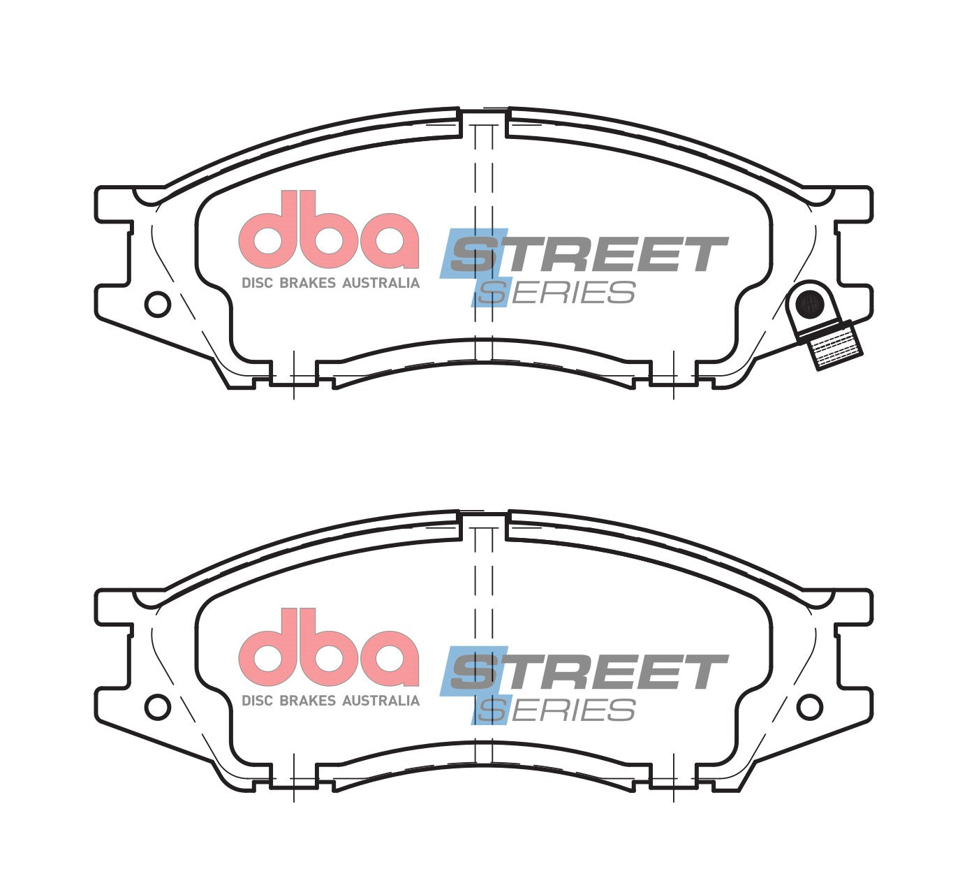 DB1454SS - DBA Street Series Brake Pads; Front