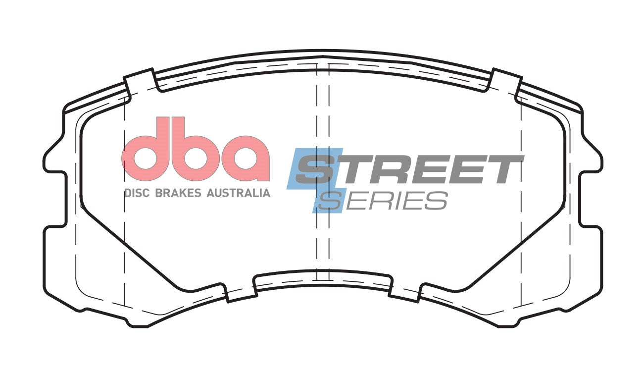 DB1455SS - DBA Street Series Brake Pads; Front