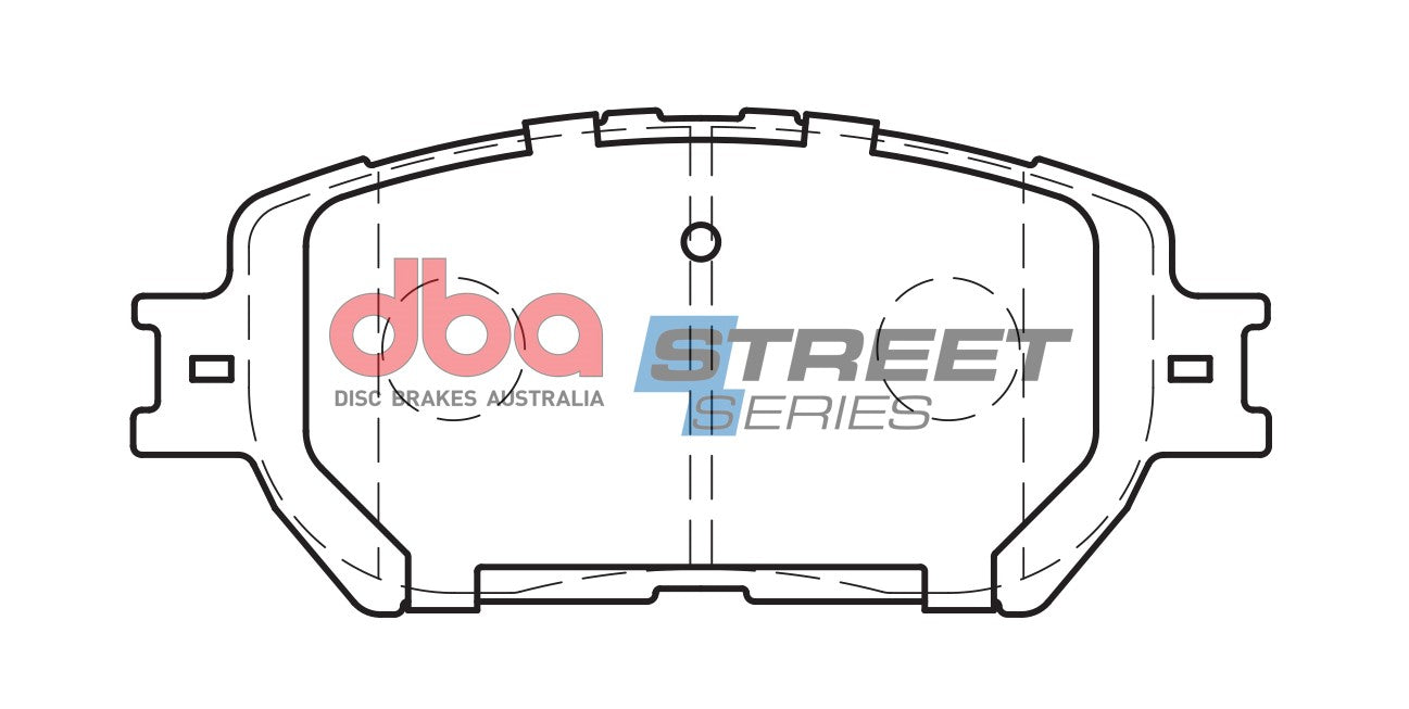 DB1462SS - DBA Street Series Brake Pads; Front
