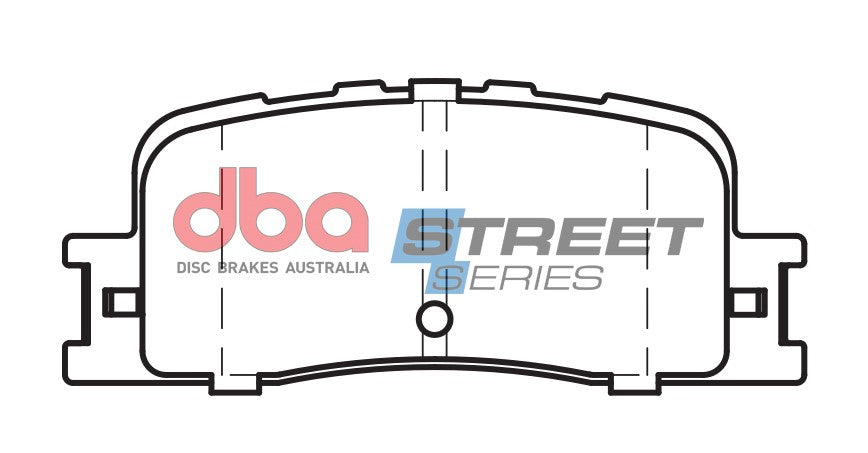 DB1463SS - DBA Street Series Brake Pads; Rear