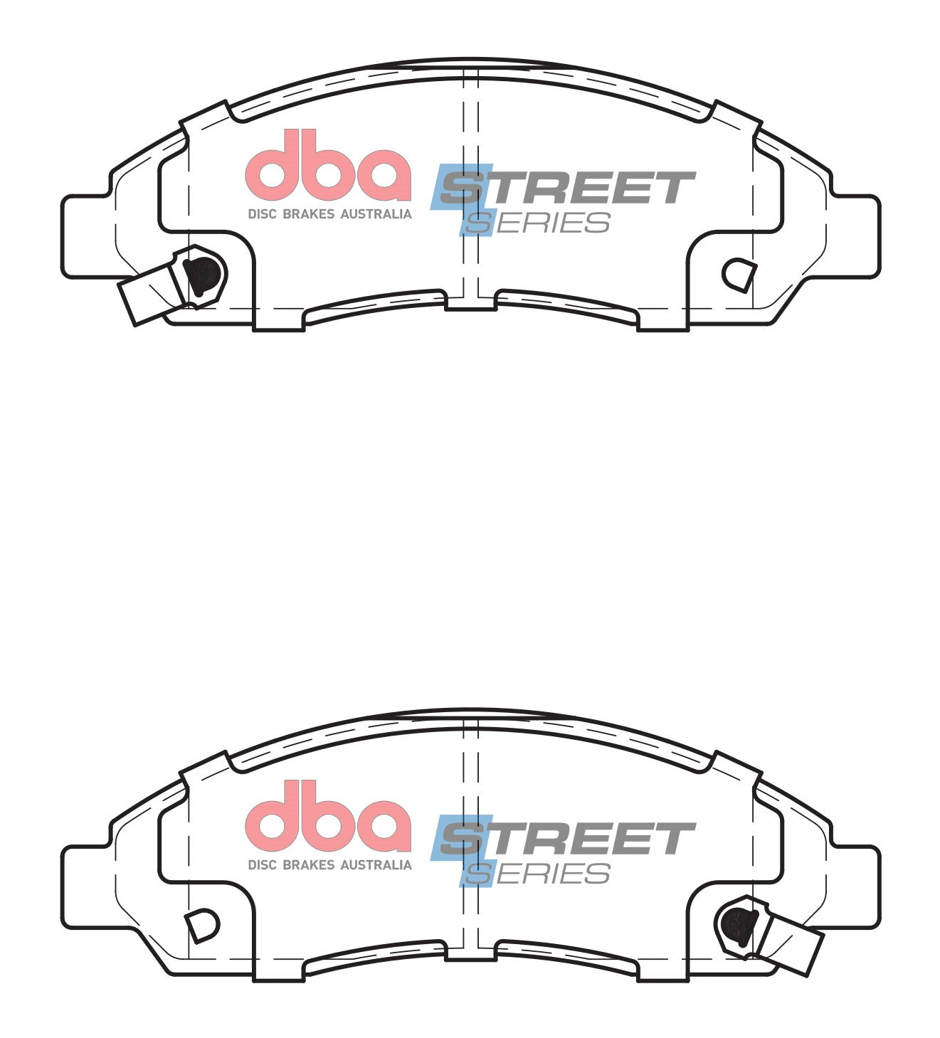DB1468SS - DBA Street Series Brake Pads; Front