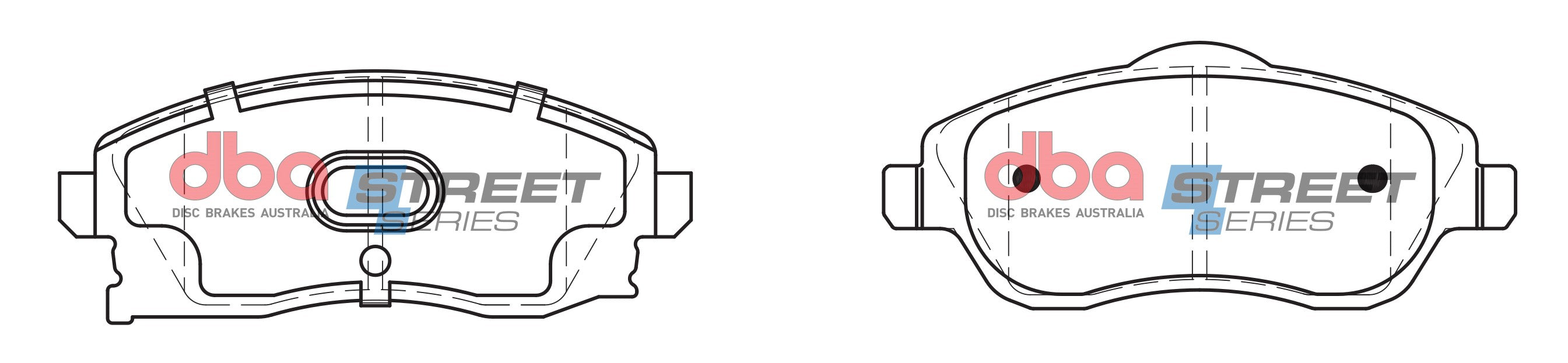 DB1471SS - DBA Street Series Brake Pads; Front