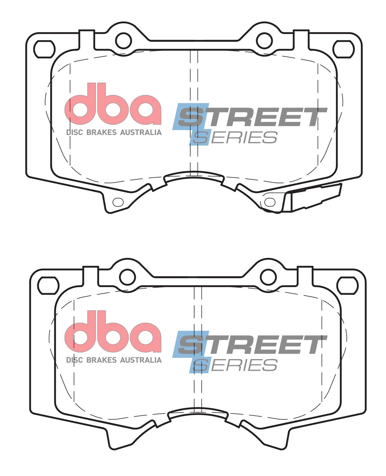 DB1482SS - DBA Street Series Brake Pads; Front