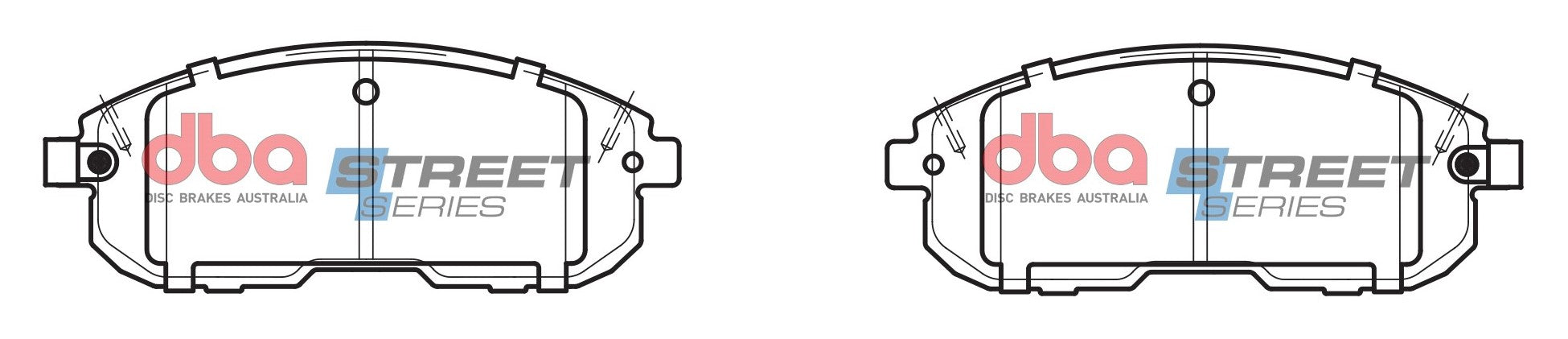 DB1485SS - DBA Street Series Brake Pads; Front