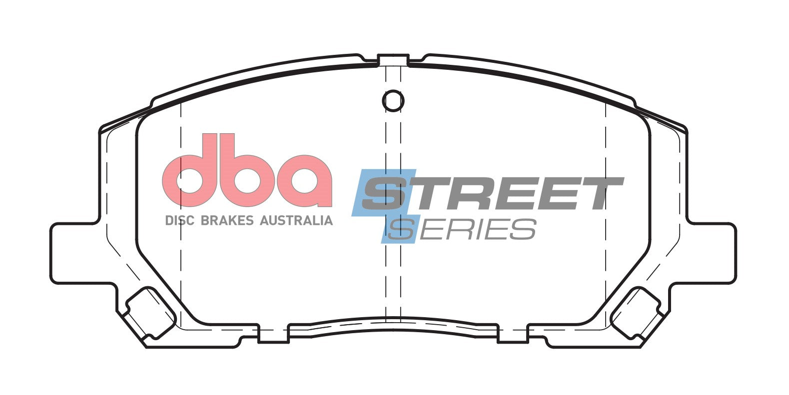 DB1488SS - DBA Street Series Brake Pads; Front