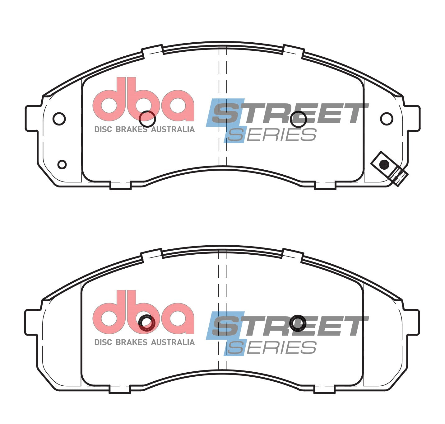 DB1489SS - DBA Street Series Brake Pads; Front