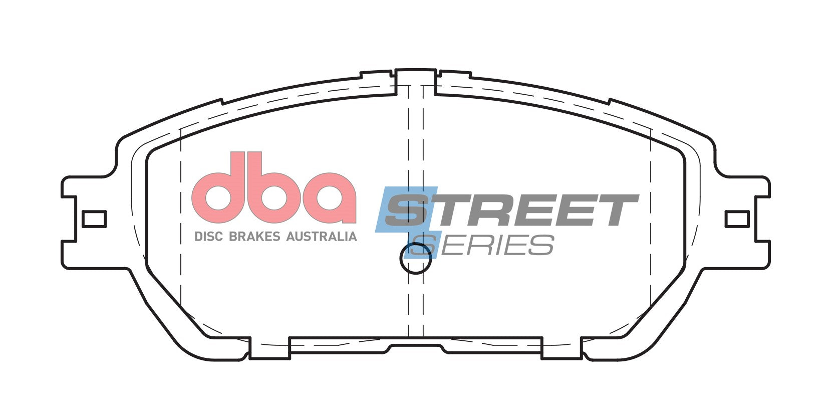 DB1490SS - DBA Street Series Brake Pads; Front