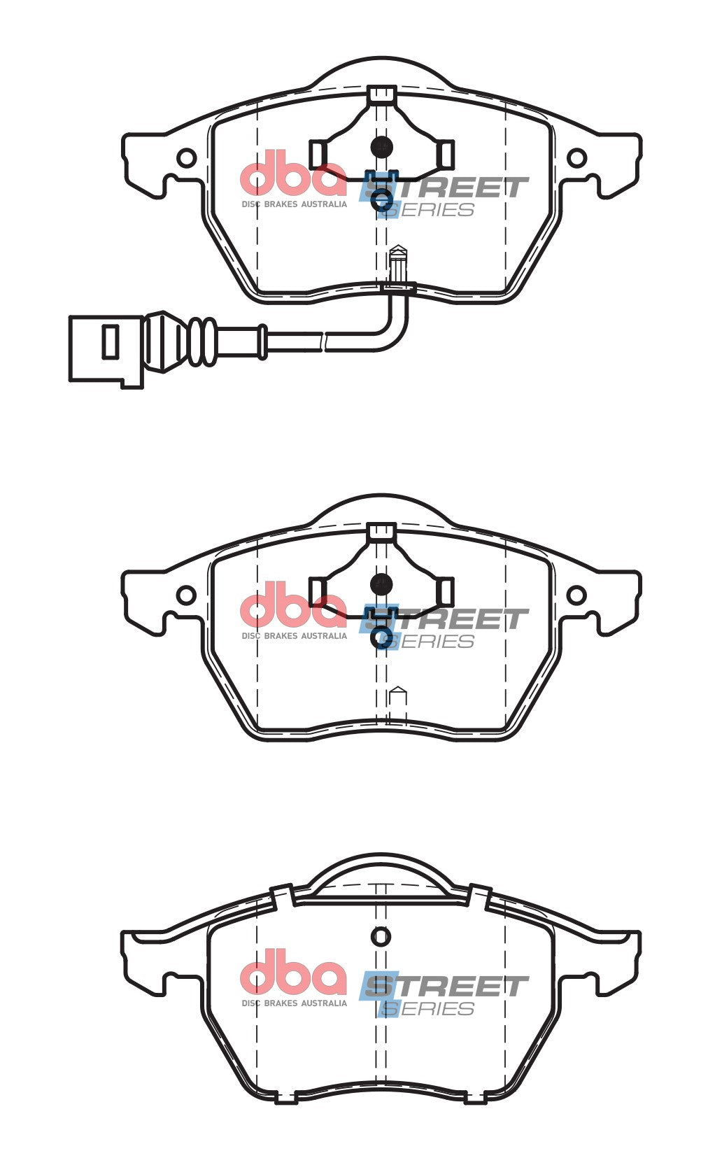 DB1492SS - DBA Street Series Brake Pads; Front