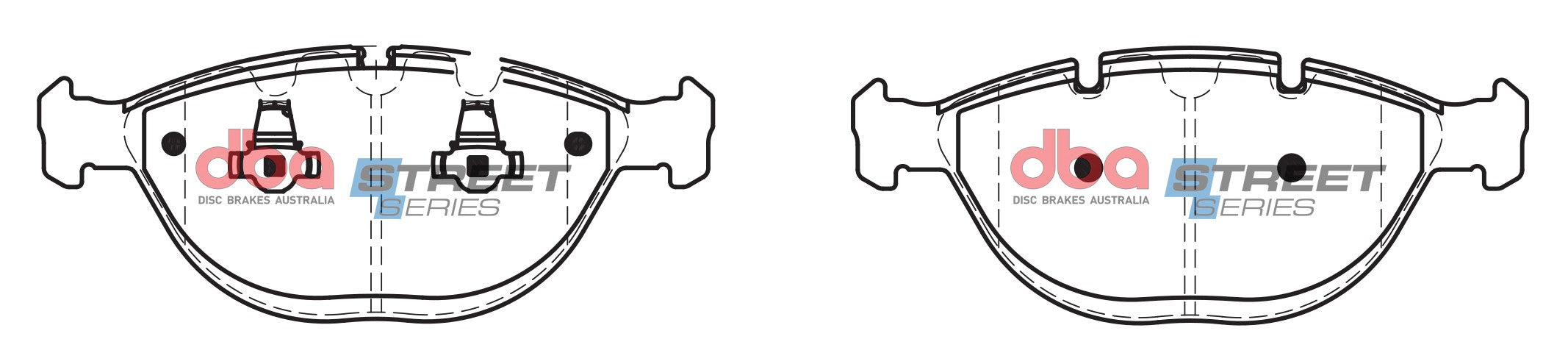 DB1495SS - DBA Street Series Brake Pads; Front