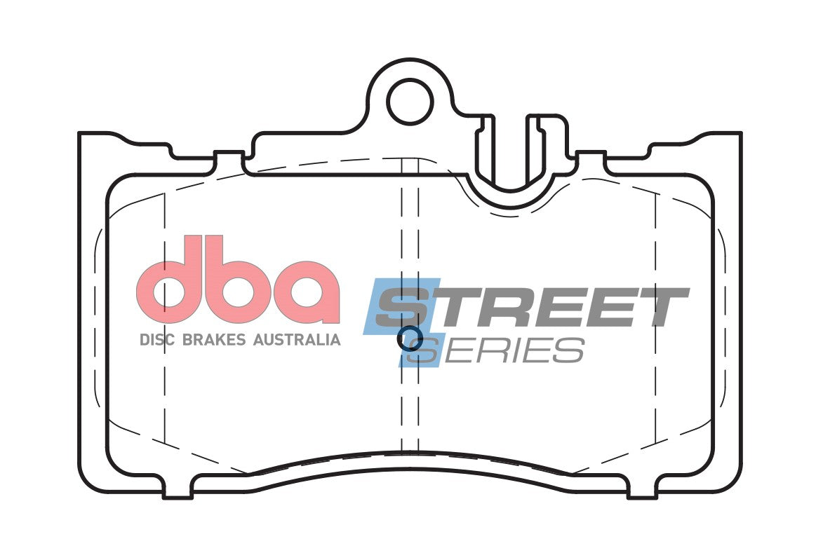 DB1496SS - DBA Street Series Brake Pads; Front