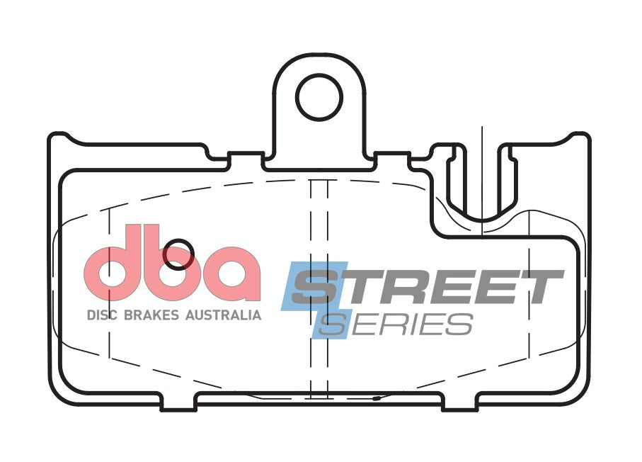 DB1497SS - DBA Street Series Brake Pads; Rear