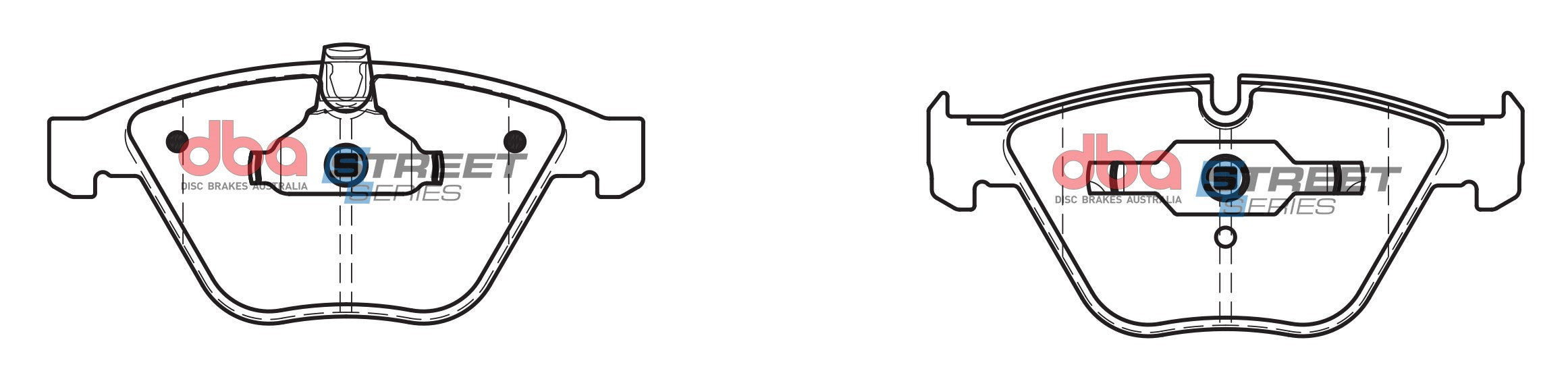 DB1498SS - DBA Street Series Brake Pads; Front
