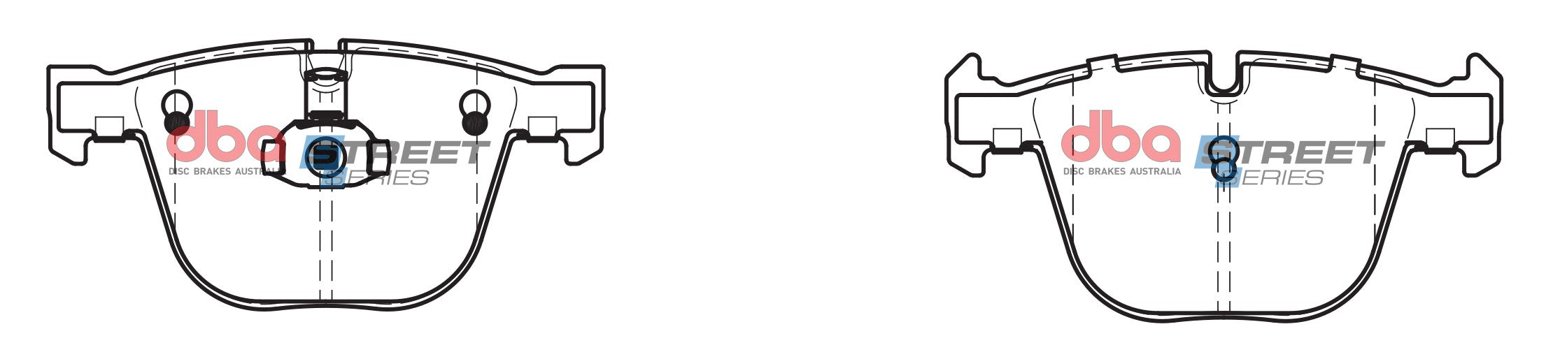 DB1499SS - DBA Street Series Brake Pads; Rear